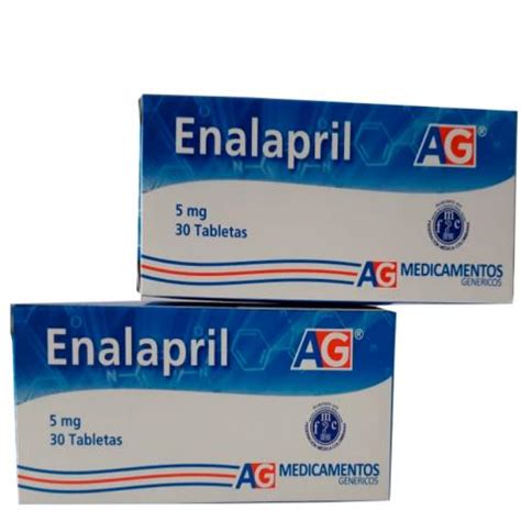 ENALAPRIL 5 MG CAJA X 30 TABS