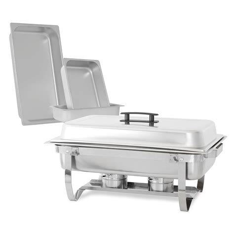 Buy Complete Stainless Steel Chafing Dish Set By TigerChef Buffet Food