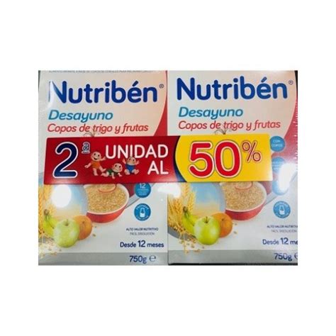 Comprar Duplo Nutriben Papilla Desayuno Copos De Trigo Con Frutas