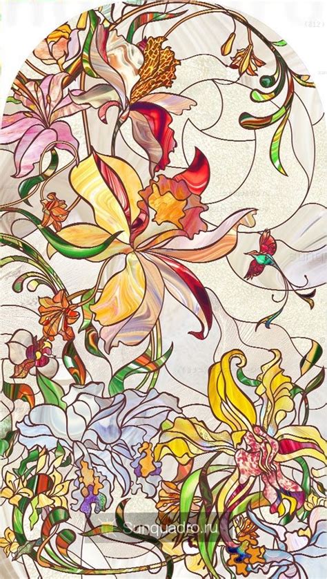 Каталог изображений ВИТРАЖ | Stained glass art, Glass painting designs ...