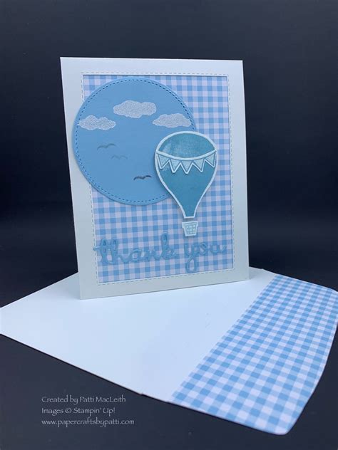 Papercrafts By Patti Hot Air Balloon Thank You