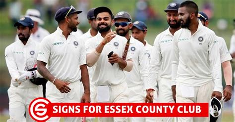 Murali Vijay Signs For Essex County Cricket Club