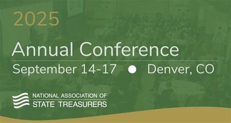 2025 Annual Conference – National Association of State Treasurers (NAST)