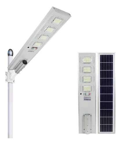 Lampara Solar Exterior Led Suburbana 400w Alumbrado Publico