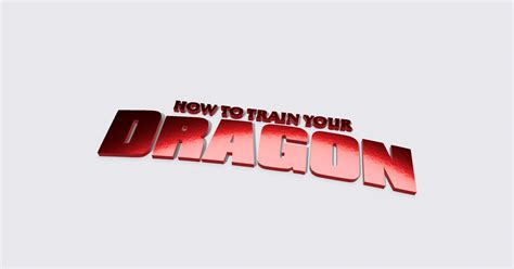 How to Train Your Dragon Logo by ToxicMaxi | Download free STL model ...