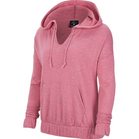 Nike Damen Kapuzenpullover Yoga Hoodie Cu5440 614 S Desert Berry