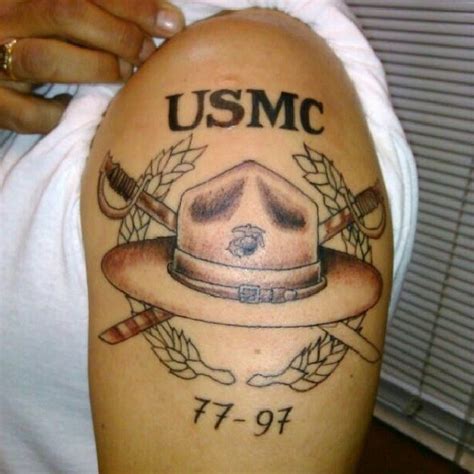 50+ United States Marine Corps Tattoos (2019) - USMC Designs | Tattoo ...