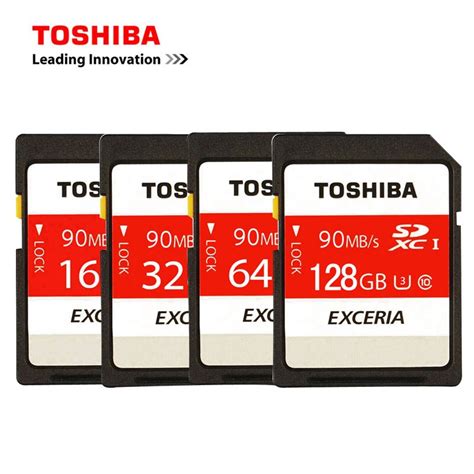 TOSHIBA SD Card 16GB 32GB SDHC 64GB 128GB SDXC UHS I U3 Memory SD Card