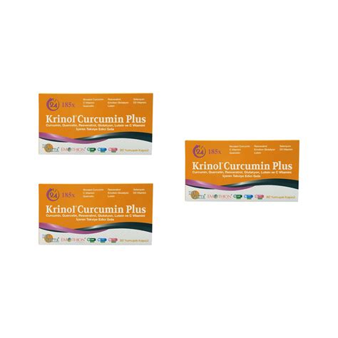 Krinol Curcumin Plus - Novasol Curcumin - 30 Kapsül - 3 Kutu Fiyatı