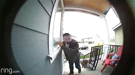 Ring Video Doorbell Captures Attempted Break In Youtube