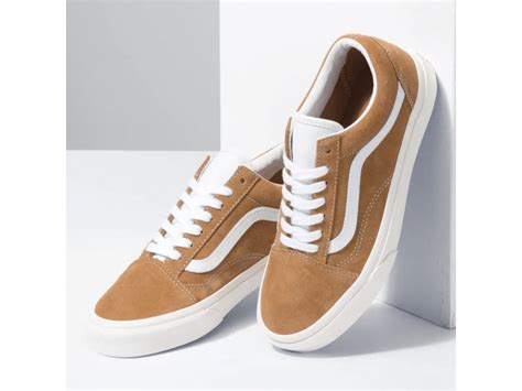 Кеды Vans Pig Suede Old Skool Brown Sugar Snow White Купить в Украине