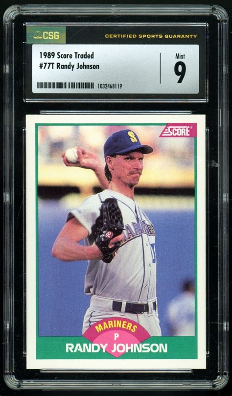 1989 Score Rookie Traded 77T Randy Johnson RC For Sale Online EBay