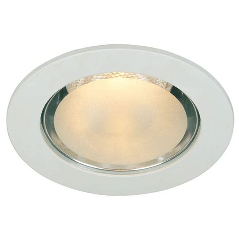 Commercial Electric 4 In White Shower Recessed Can Light Lighting Trim Ring Cer432g2wh The