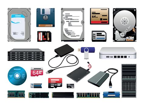 Personal Computer Components 9639772 Vector Art at Vecteezy