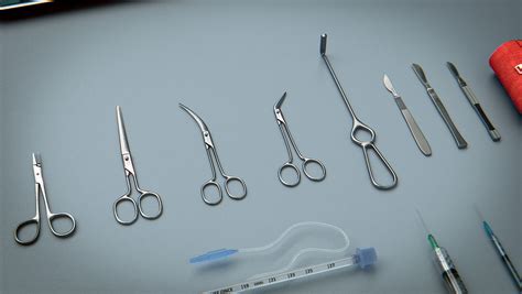 Surgical Instruments Medical Equipment Collection 3d Model 46 3ds Blend Fbx Obj Dae