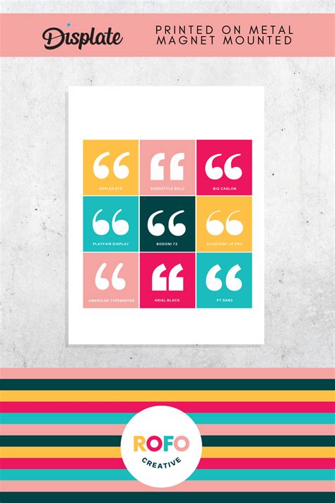 Quotation Mark Type Design | Poster design, Poster prints, Type design