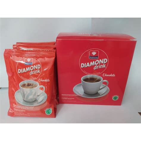 Jual Diamond HOT Chocolate Drink In PROMO HALAL Isi Sachetx Gr Shopee Indonesia