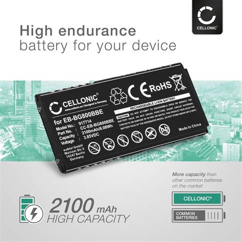 2x Samsung Galaxy S5 Mini Battery EB BG800BBE