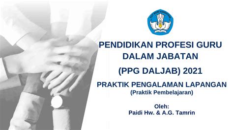 Pdf Pendidikan Profesi Guru Dalam Jabatan Ppg Dokumen Tips