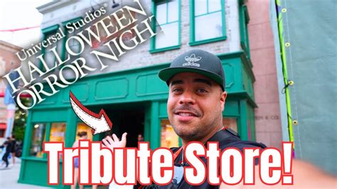 Halloween Horror Nights 2023 Tribute Store Passholder Preview YouTube