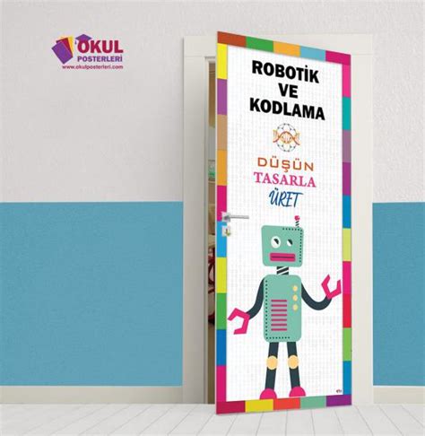 Robotik Ve Kodlama S N F Kap Giydirmesi Okulposterleri