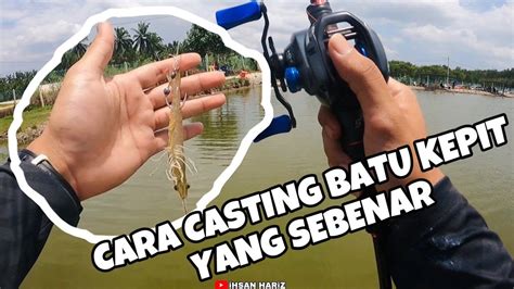 KOLAM SYAWAL CARA CASTING GUNA BATU KEPIT SHIMANO SLX XT YouTube