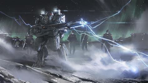 I Noticed The Titan Armor Concept Art Has A Heavy Weapon Of Some Sort