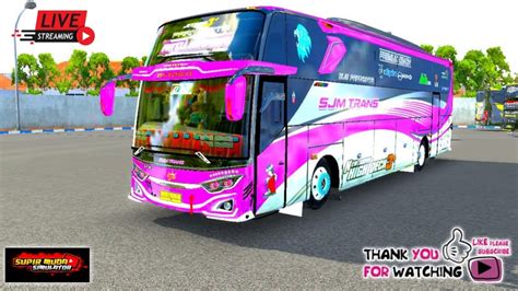 Live Mabar Bussid Pake Livery Berlian Jaya Ll Bus Simulator Indonesia