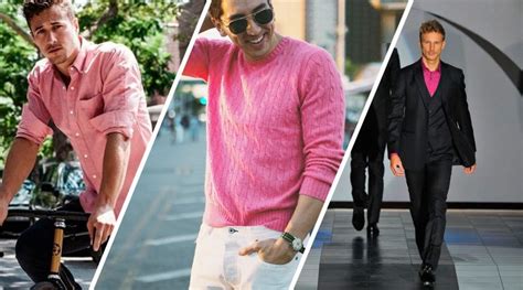 Dicas De Looks Cor De Rosa Para Homens Dicas De Estilo E Moda Masculina