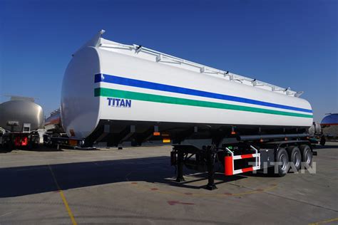 TITAN 30000 60000 Liters Fuel Transport Petrol Tanker Trailers For Sale