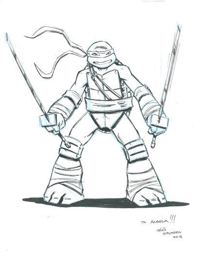 Teenage Mutant Ninja Turtles Drawings Leonardo