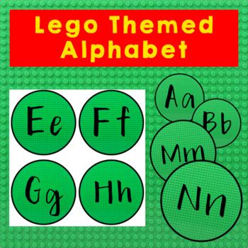 Lego Themed Alphabet by Support and Survive | Teachers Pay Teachers