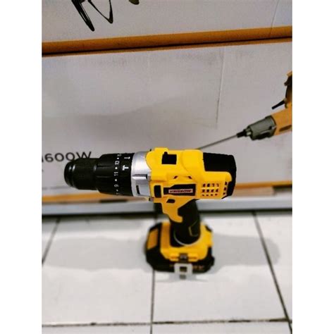 Jual KRISBOW BOR LISTRIK TANPA KABEL CORDLES IMPACT DRILL 18V Shopee