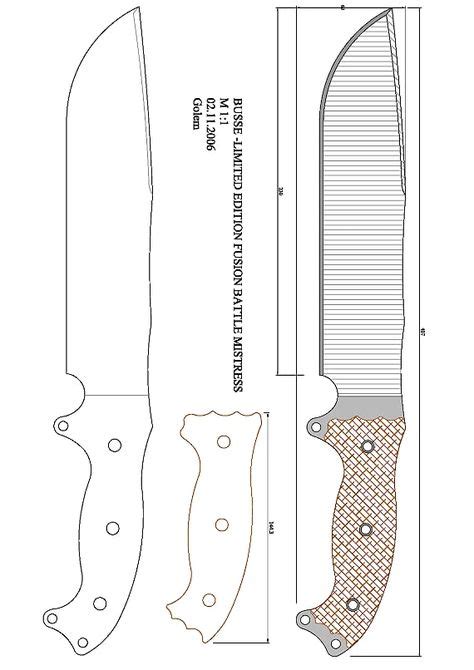 Knife Blueprints Ideas Knife Knife Patterns Knife Template