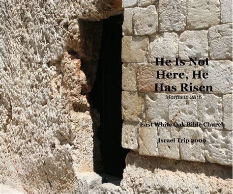 He Is Not Here He Has Risen Matthew 28 6 By Allison Bell Blurb Books