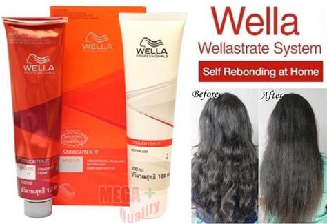 Wella Wellastrate Permanent Straight System Hair Straightening Cream