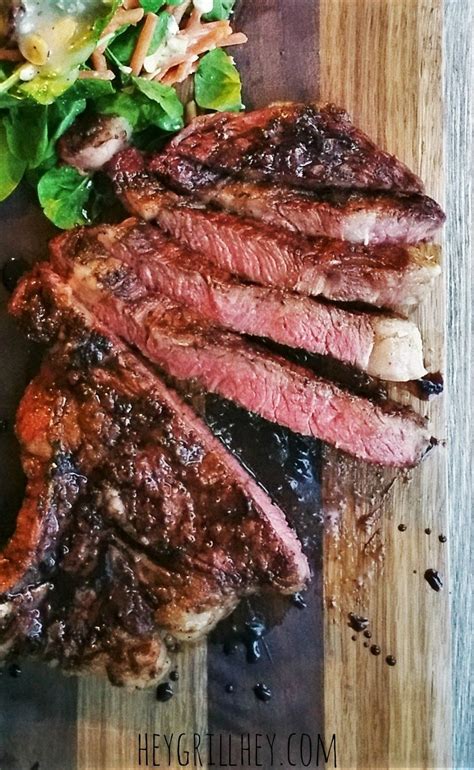 Grilled Rib Eye Steaks With Balsamic Red Wine Glaze Hey Grill Hey