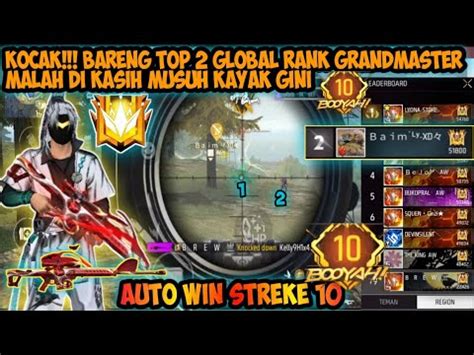 KOCAK BARENG TOP 2 GLOBAL RANK GRANDMASTER MALAH DI KASIH MUSUH