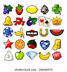 Various Slot Machine Icons Stock Illustration 246564976 | Shutterstock