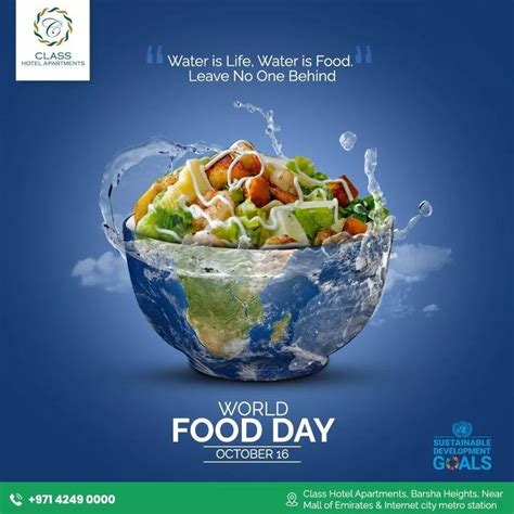 May The Spirit Of World Food Day Inspire Us To Take Small Steps Each Day To Conserve Water