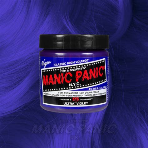 Ultra Violet Blue High Voltage Classic Hair Dye Manic Panic Uk