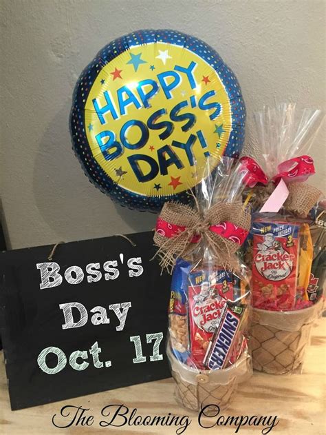 Boss S Day Is Coming Up On October Th A Gift Basket From The