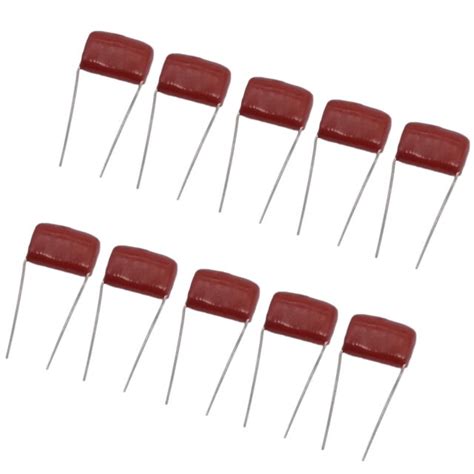 US Stock 10x CBB Metallized Film Capacitor 0 0022uf 2 2nf 2200pf 222J