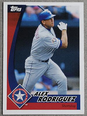 2002 Topps Post 1 Alex Rodriguez Texas Rangers Baseball Card EBay