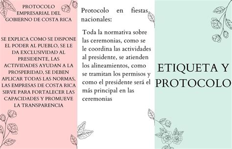 Brochure de protocolo y etiqueta Jime González uDocz