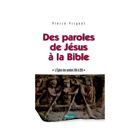 Des paroles de Jésus à la Bible Éditions Olivétan