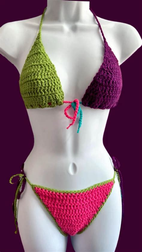 Top Stylish Crochet Bikini Sets Designs Collection Amazing Crochet Top Bottom Patterns For Girls