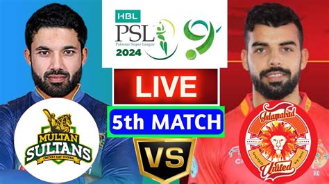 LIVE Multan Sultans Vs Karachi Kings MS Vs KRK Live 2nd T20 Match PSL