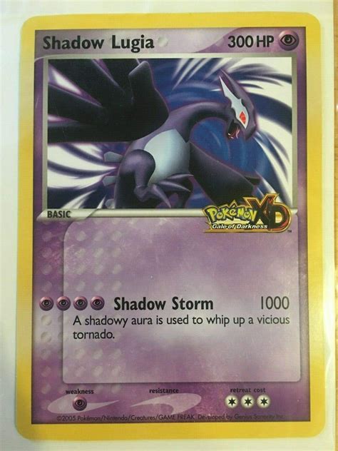 Shadow Lugia Pokemon Card