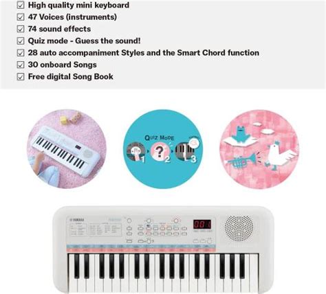 Yamaha Pss E30 Yamaha Mini Keyboard, White, Pss-E30 Buy, Best Price in ...